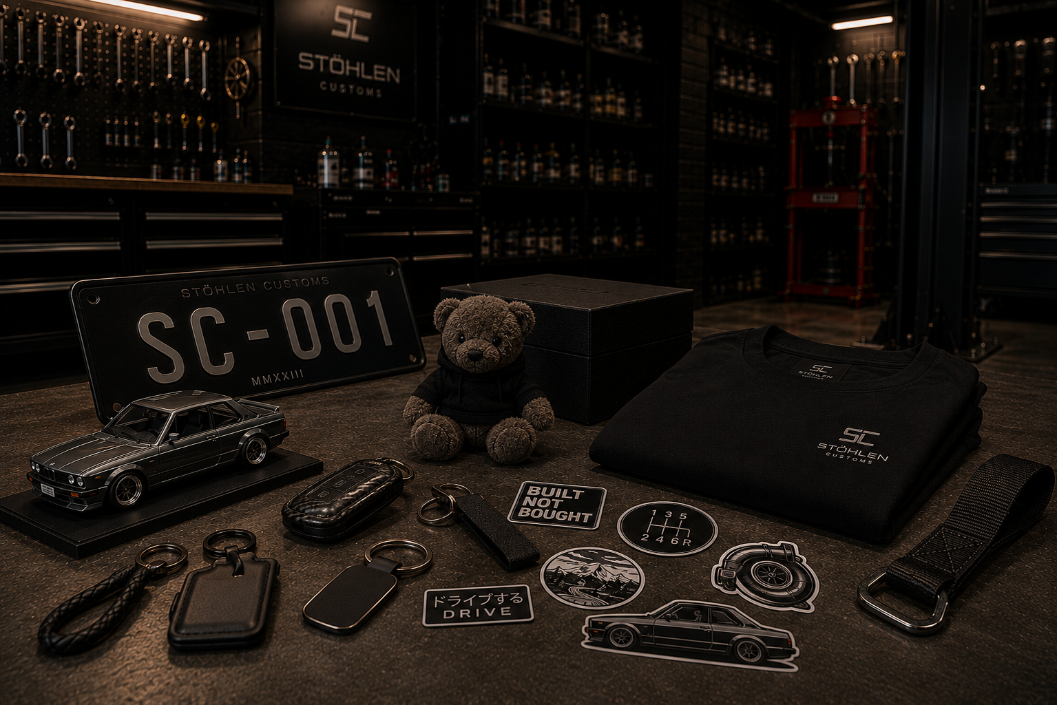 The Objects collection — curated automotive components by STÖHLEN CUSTOMS